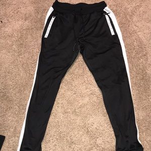 Small (Boys) Black and White Marc Ecko Joggers